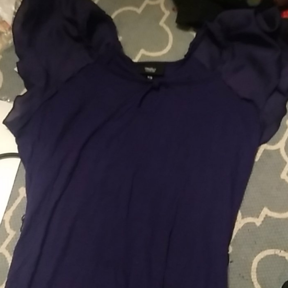 Purple dress shirt